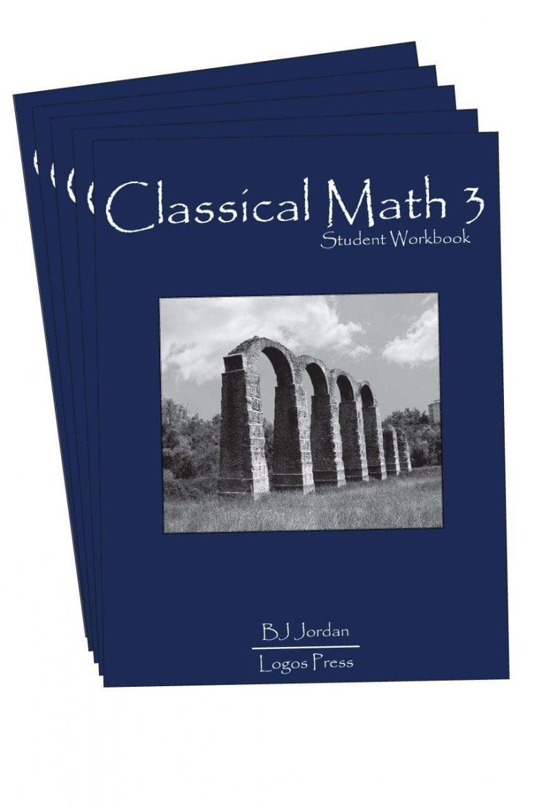 b j jordan books classical math grade 3 student workbooks set of 5 28066948513840