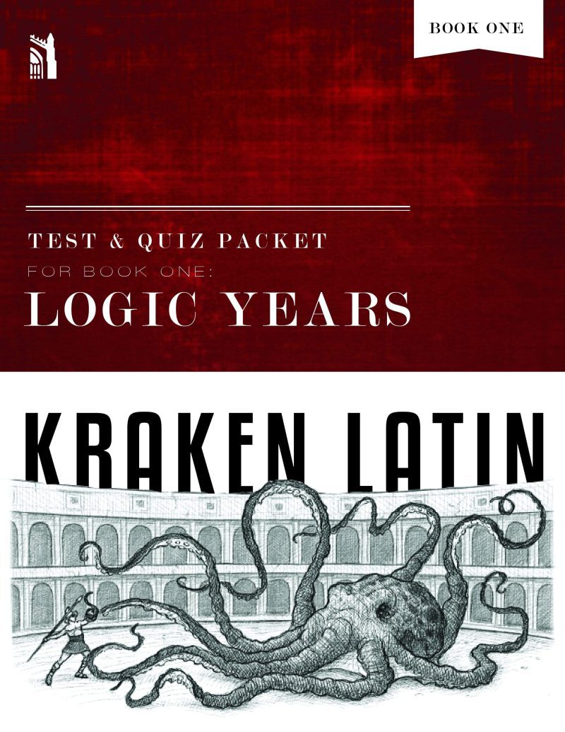 kraken latin package tests quizzes packet only kraken latin 1 28067000123440