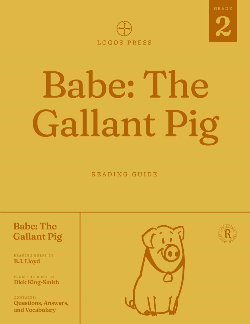 logos press guides babe the gallant pig reading guide download 31282422775856