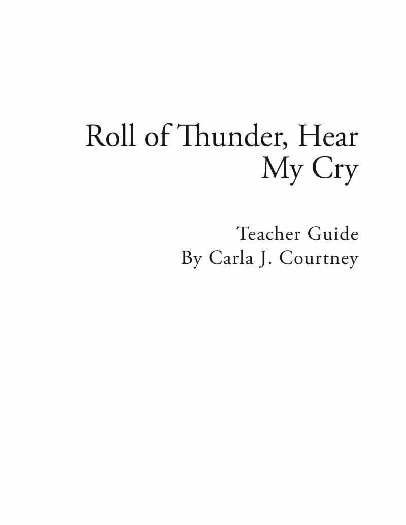 logos press guides roll of thunder hear my cry reading guide download 28067030892592