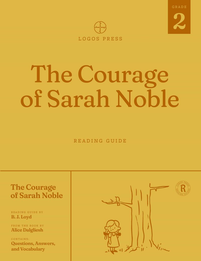 logos press guides the courage of sarah noble reading guide download 31282421334064