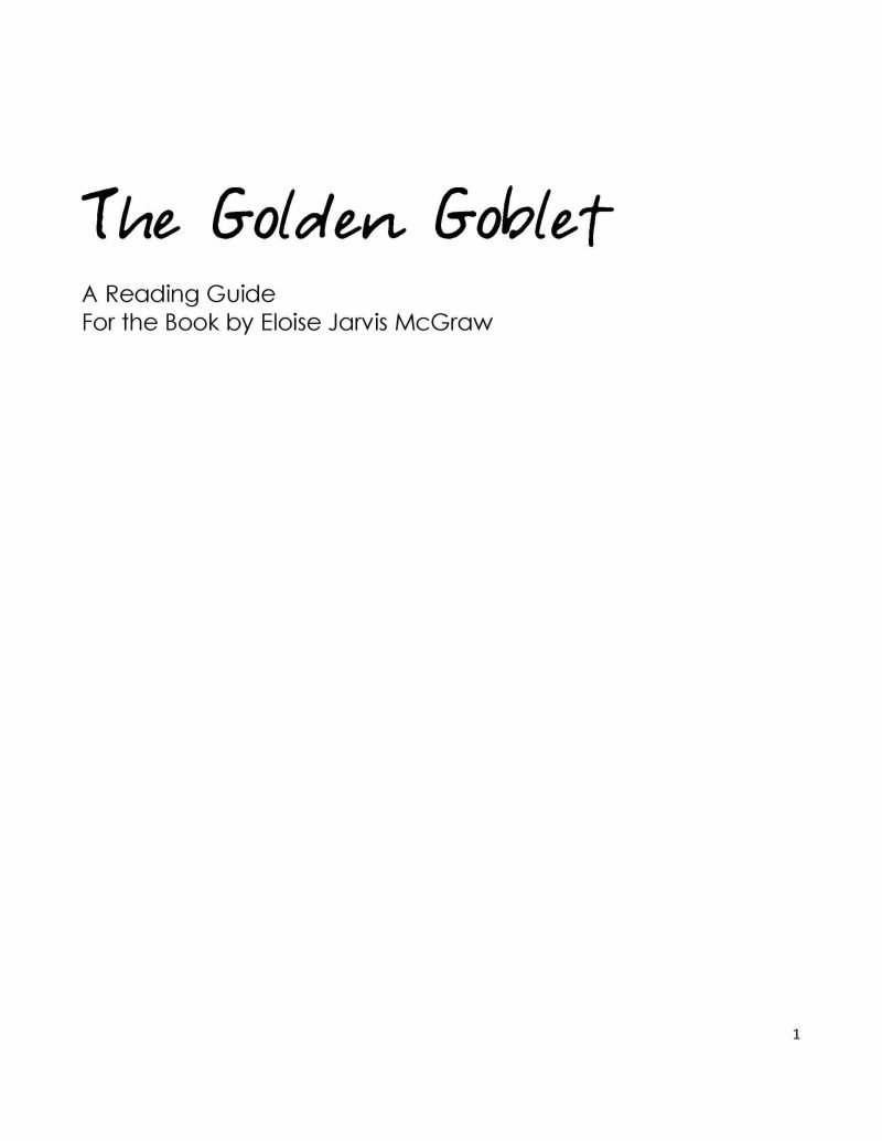 logos press guides the golden goblet reading guide download 28067023913008