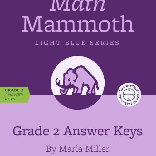 maria miller package answer keys only math mammoth grade 2 28066874589232