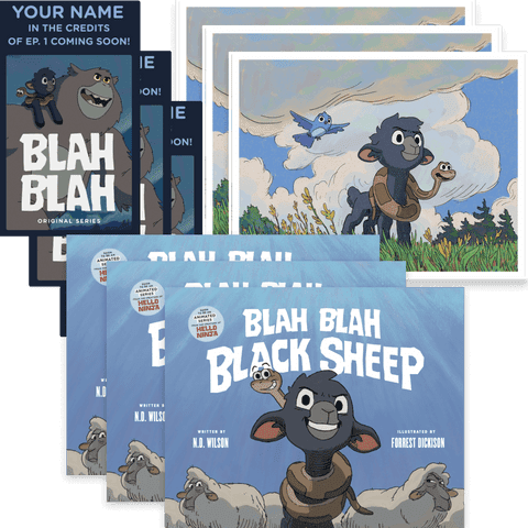 n d wilson books defend the farm bundle blah blah black sheep