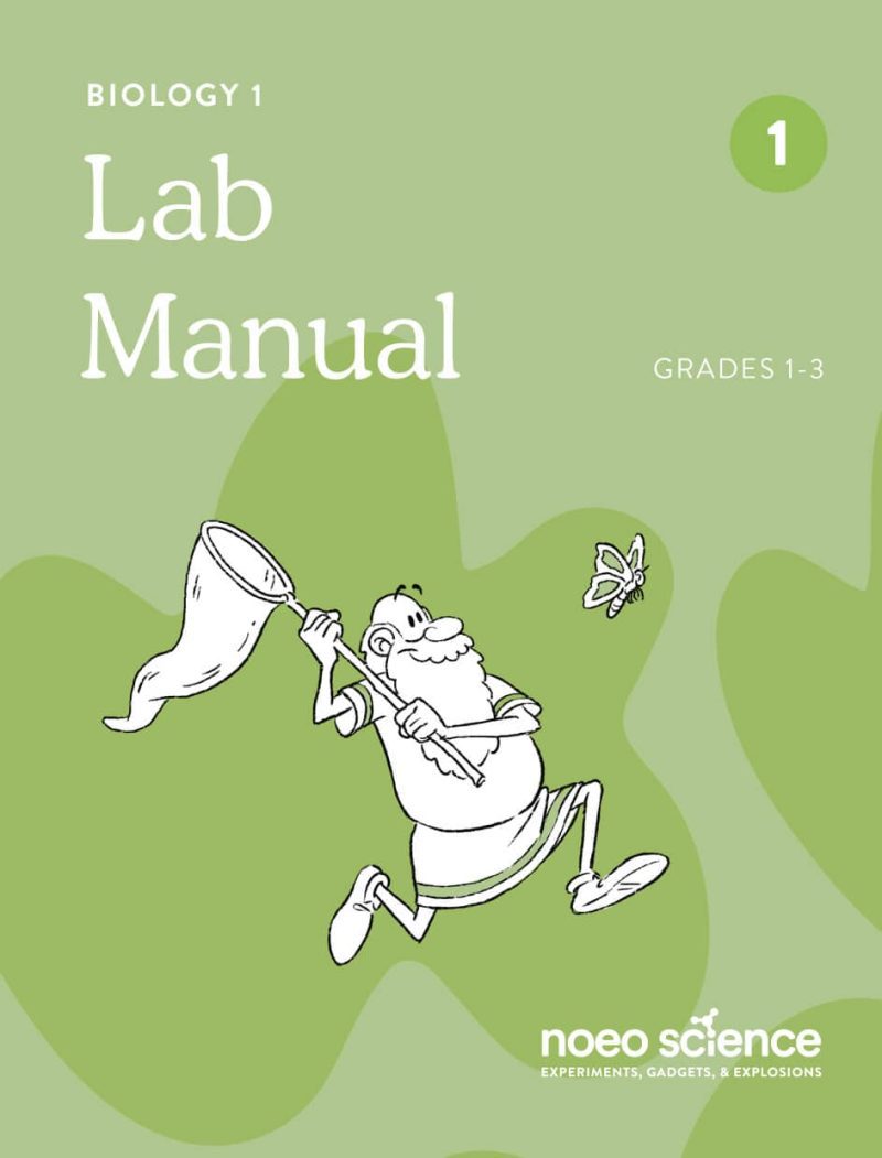 noeo science package lab manual biology 1 grades 1 3 31324558098480