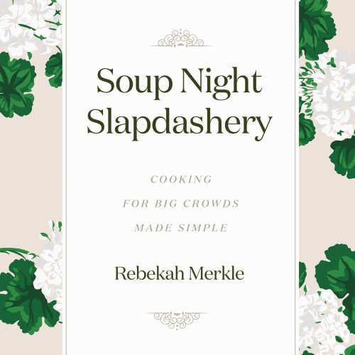 rebekah merkle books hardback with gold spiral binding soup night slapdashery cooking for big crowds made simple 28986382188592